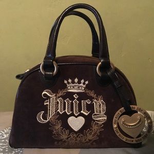 Velour Juicy Couture bowler bag